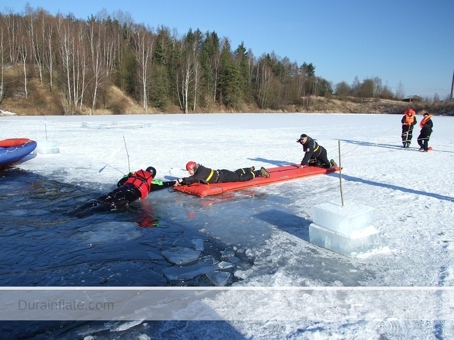 inflatable rescue walkway