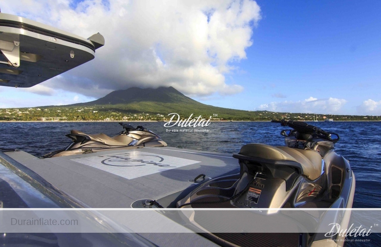 Inflatable jet ski docks