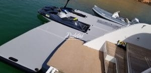 Inflatable Yacht Docks For On-Water Floating Platforms