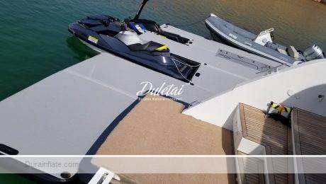 Inflatable Yacht Docks For On-Water Floating Platforms