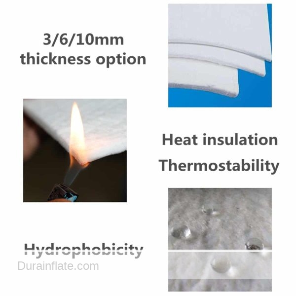 Aerogel insulation mat Super Light for industrial applications